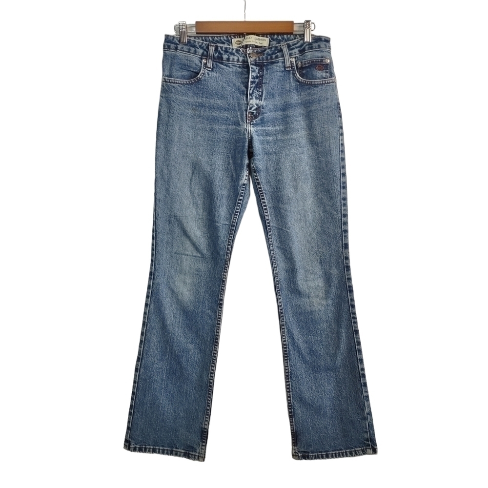 Harley-Davidson Women's Blue Jeans Size 8